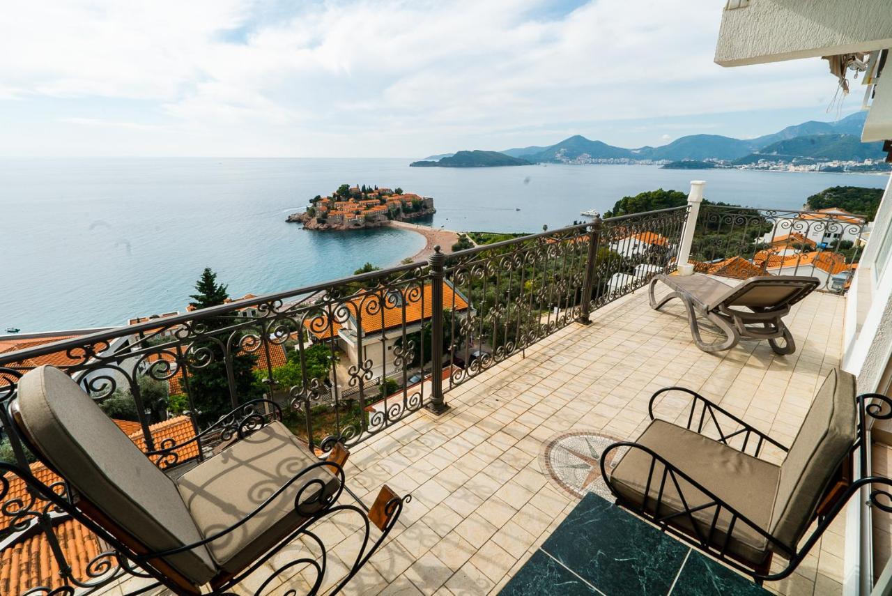 Villa Edelweiss Sveti Stefan Esterno foto